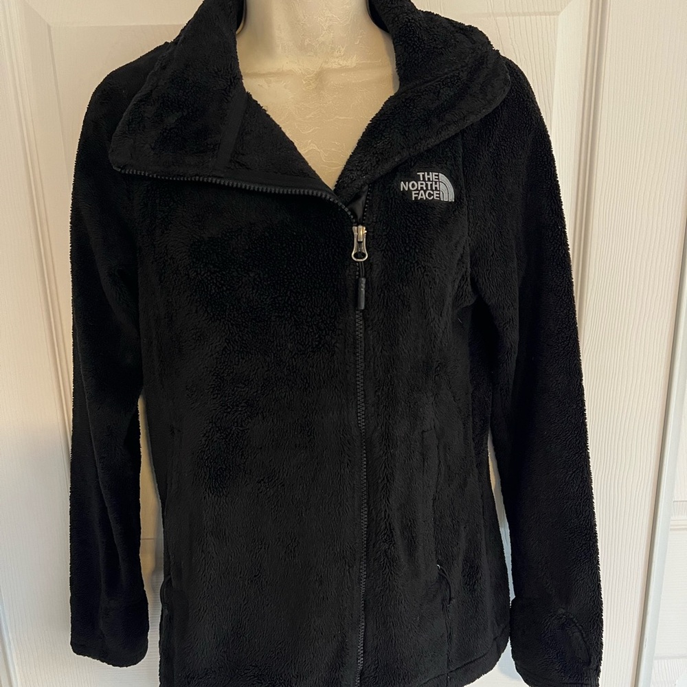 Women’s The North Face Osito Jacket Black Side Zip Extra Small - GUC
